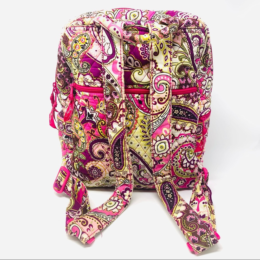 RETIRED! Vera Bradley Very Berry Paisley Backpack - Picture 9 of 16